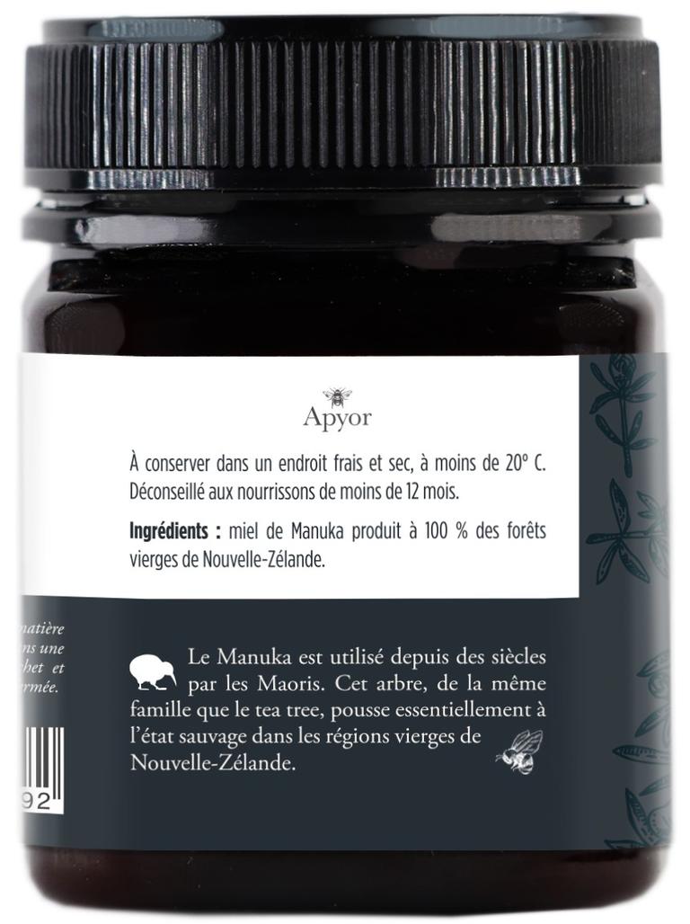 Miel de Manuka sauvage NPA 5+