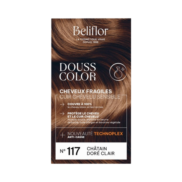 Coloration Douss Color 117 chatain doré clair