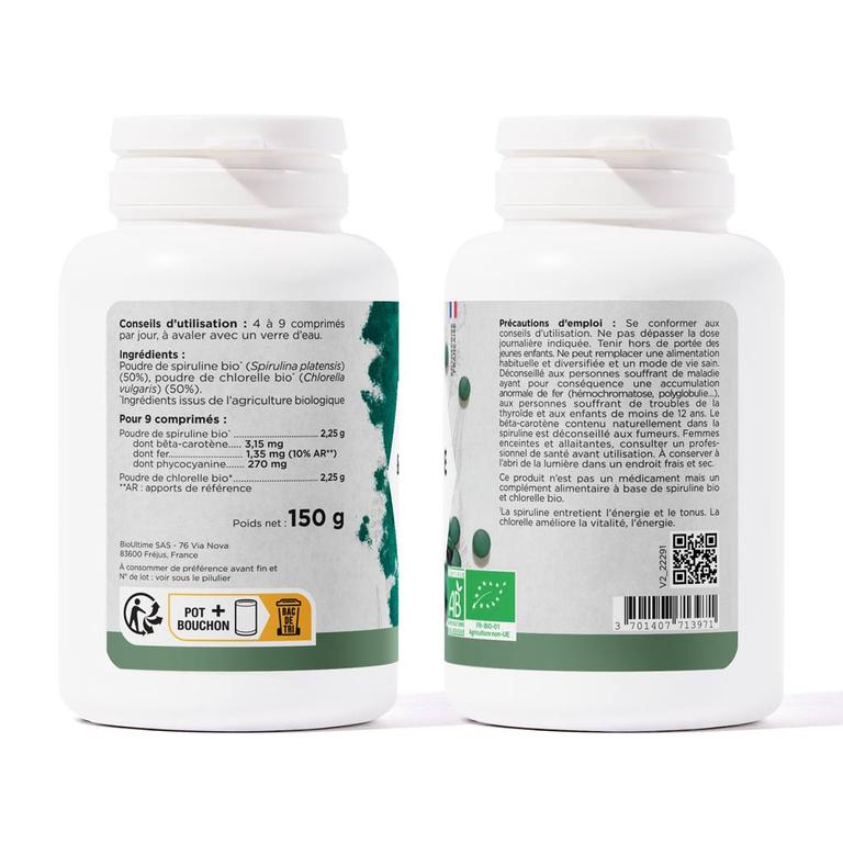 Spiruline & Chlorelle Bio
