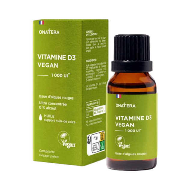 Vitamine D3 1000 UI vegan