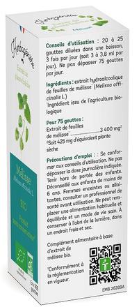 Mélisse Bio Extrait de plante fraîche