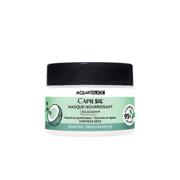 Masque capillaire mangue-coco avec sillicium organique & keratine
