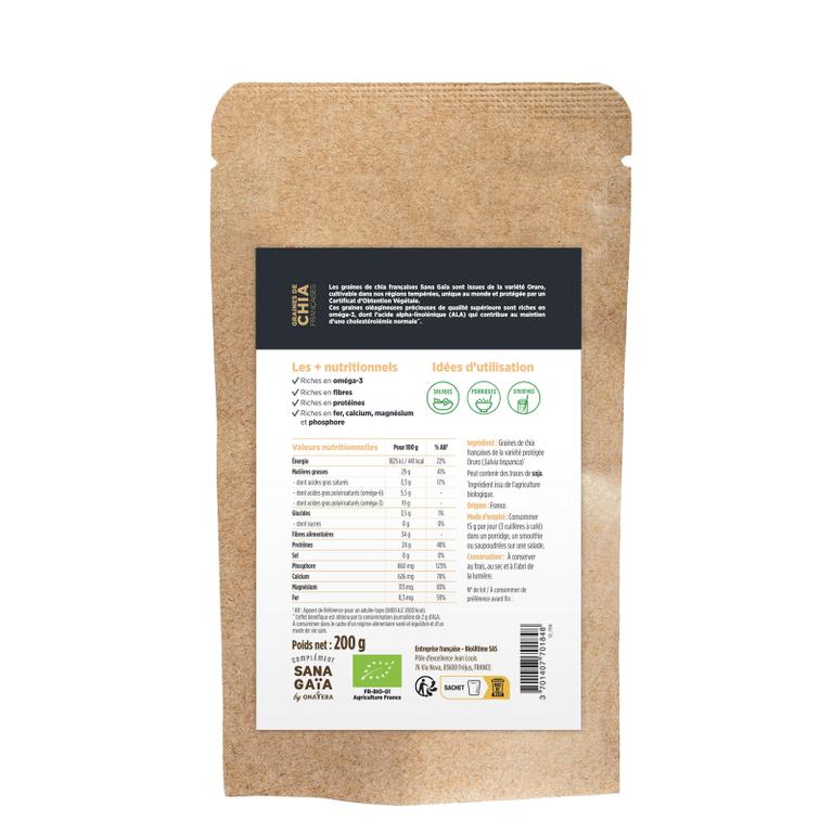 Graines de chia françaises Bio