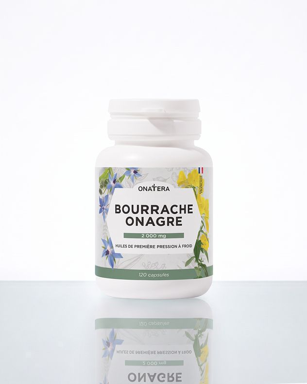 Huiles d'Onagre et Bourrache