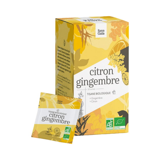 Tisane Gingembre Citron Bio