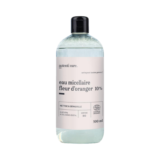 Eau Micellaire Tous Types de Peaux 10% Fleur d'Oranger Bio