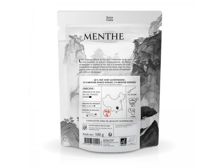 Thé vert à la Menthe Bio