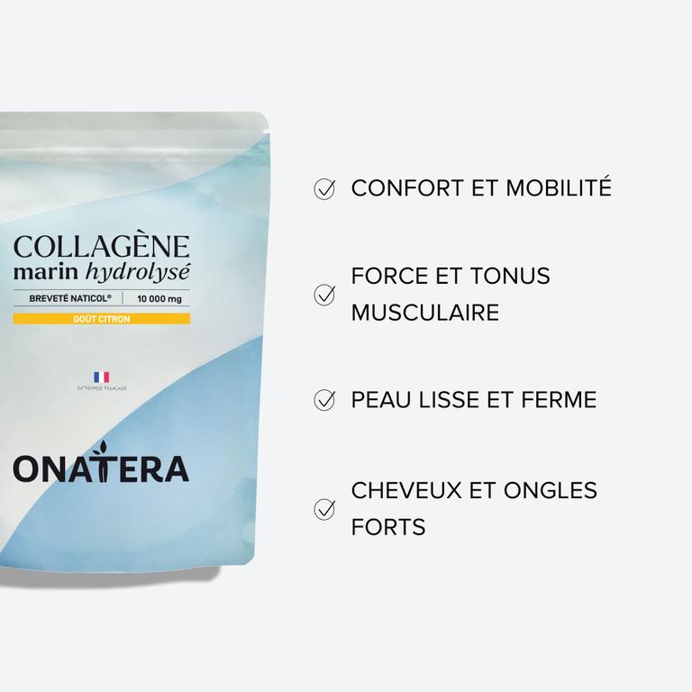 Collagène marin hydrolysé goût citron