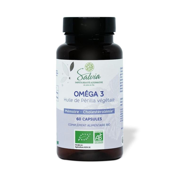 Oméga 3 Huile de Périlla végétale bio