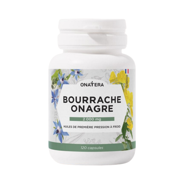 Huiles d'Onagre et Bourrache