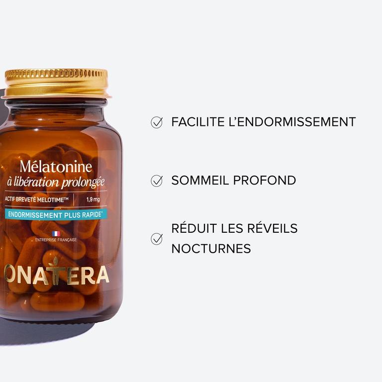 Mélatonine à libération prolongée 1,9 mg