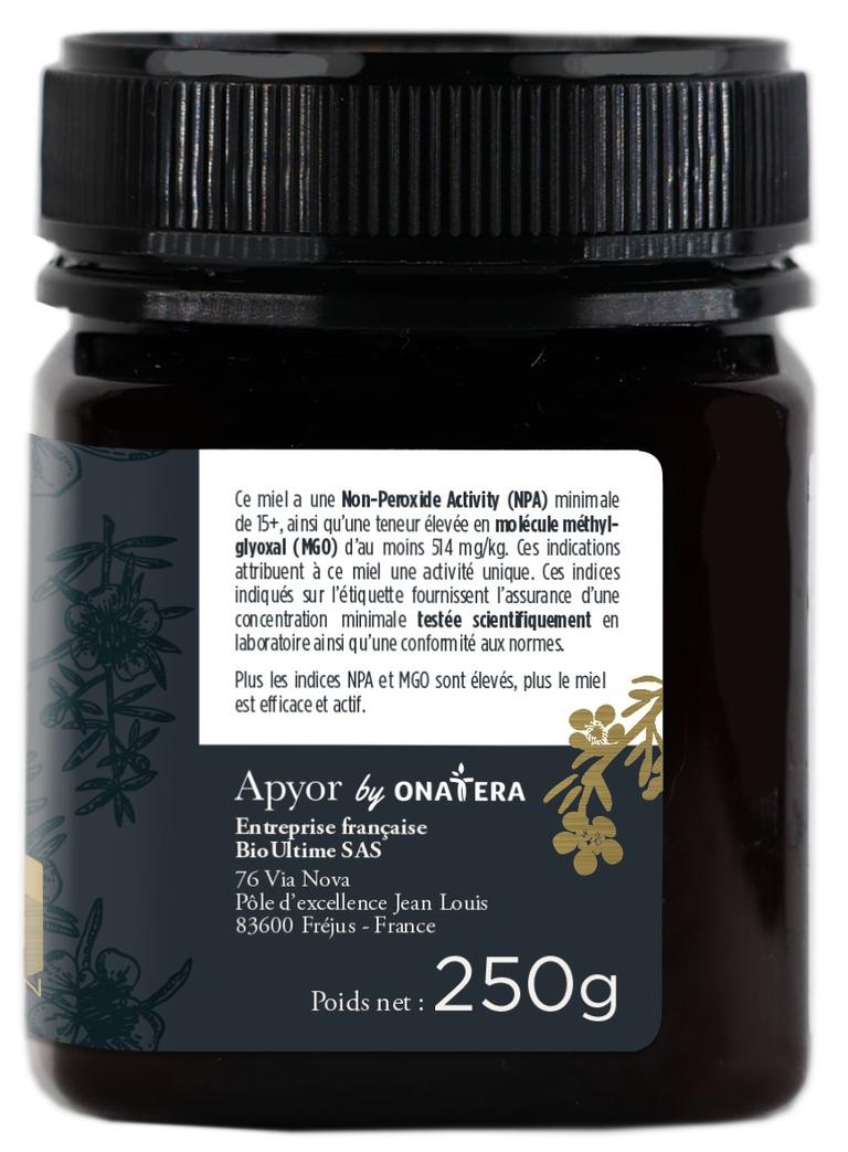 Miel de Manuka sauvage NPA 15+