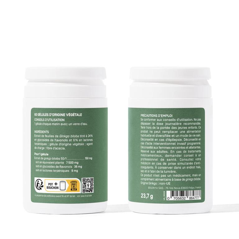 Ginkgo titré 7500 mg