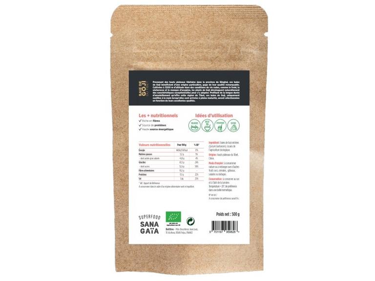 Baies de goji du Tibet Bio