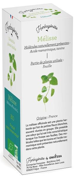 Mélisse Bio Extrait de plante fraîche