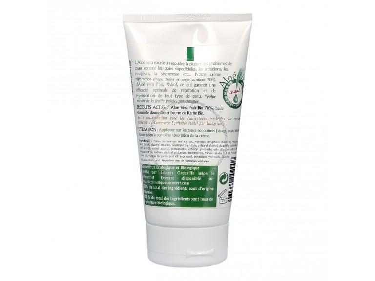 Crème Réparatrice à l'Aloé Vera Bio