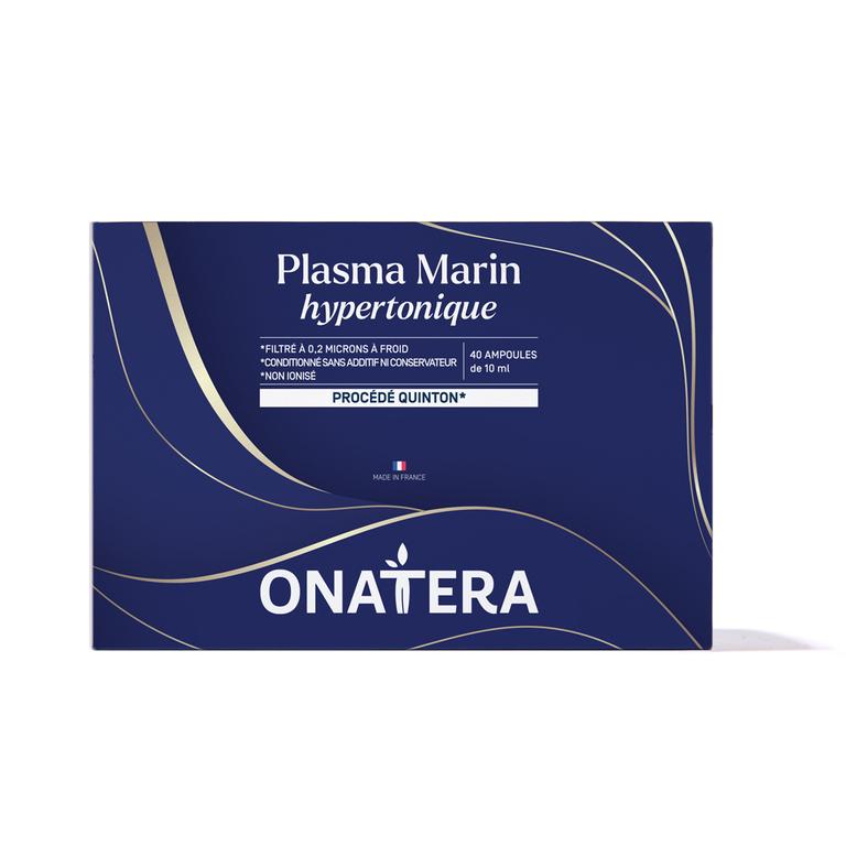 Plasma marin (eau de mer) hypertonique procédé Quinton