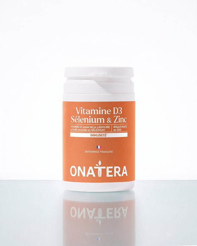 Vitamine D3 2000 UI, Sélénium & Zinc