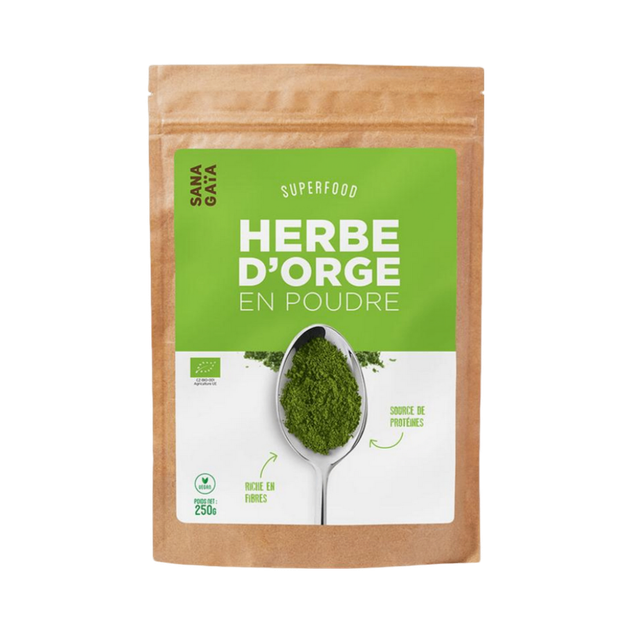 Herbe d'orge en poudre Bio