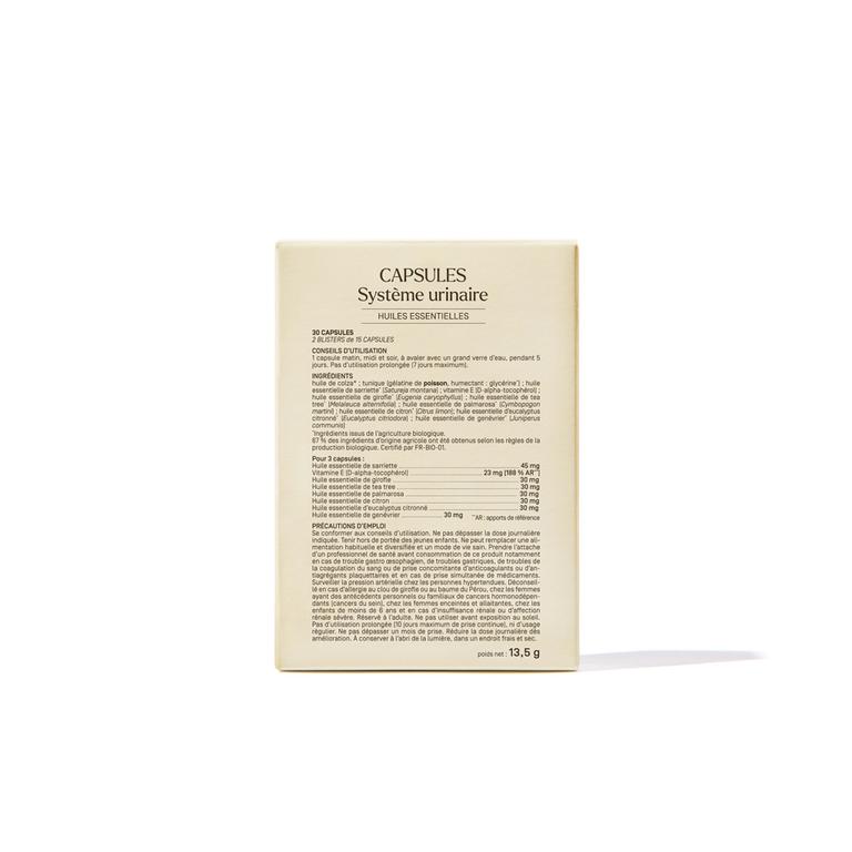 Capsules essentielles Système urinaire