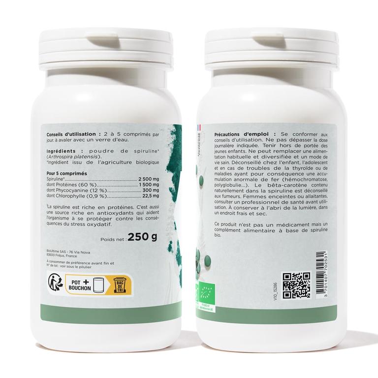 Spiruline Bio 500 mg