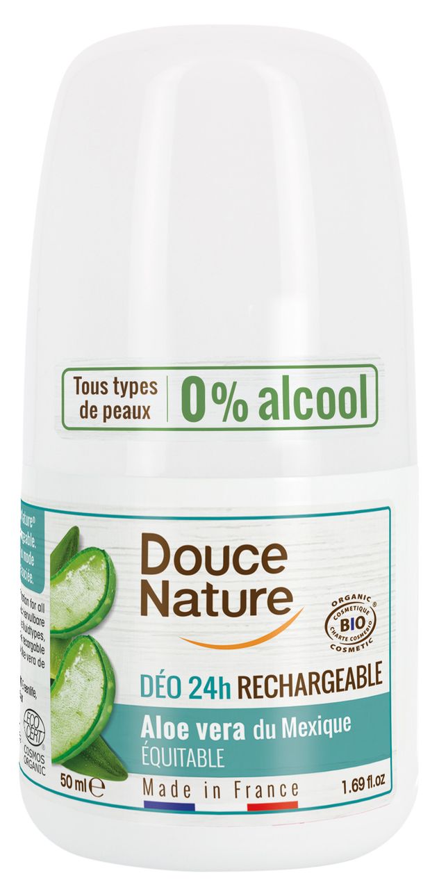 Déodorant roll-on rechargeable aloe
