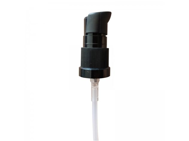 Pompe Crème Noire avec Capot - 18