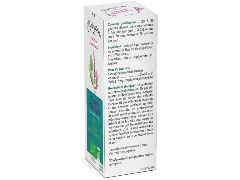 Sauge Bio Extrait de plante fraîche