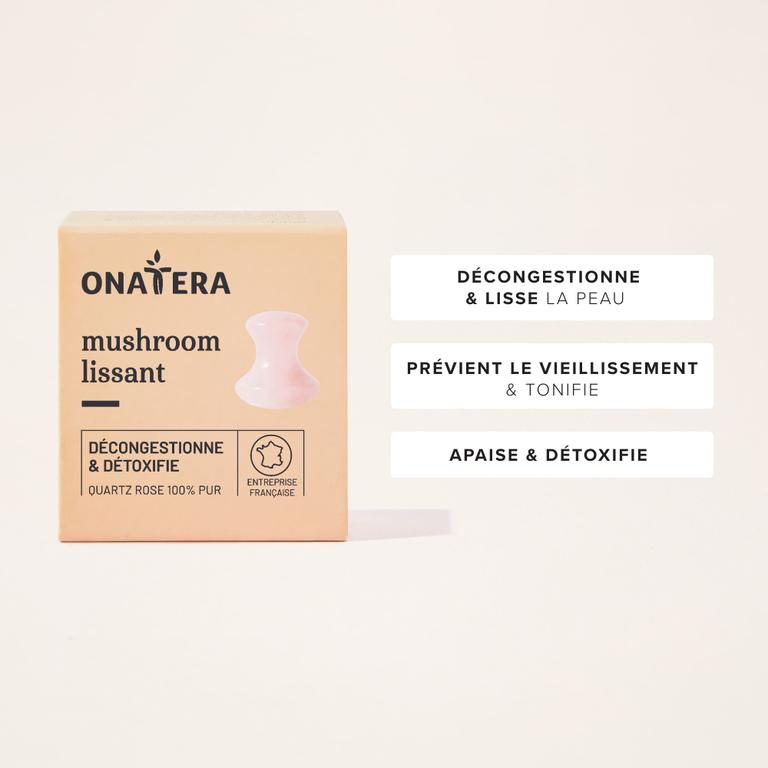 Mushroom Lissant en Quartz Rose