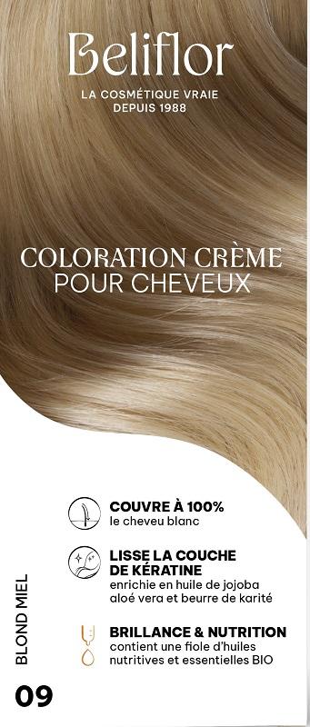 Coloration Crème 09 blond miel