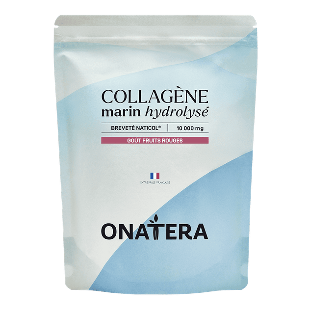 Collagène marin hydrolysé goût fruits rouges