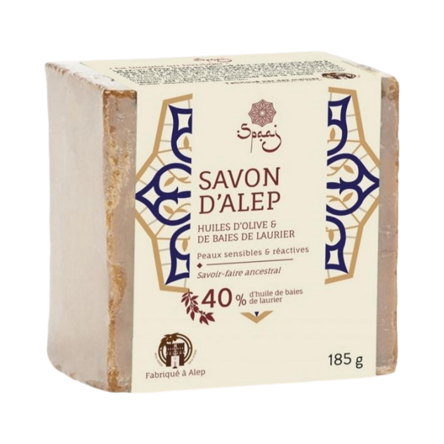 Savon d'Alep  40 % baies de laurier