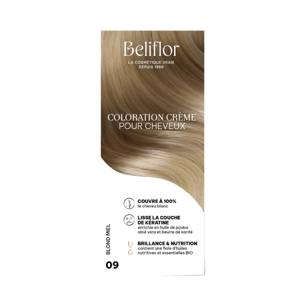 Coloration Crème 09 blond miel