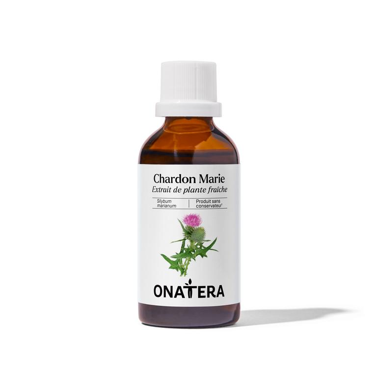 Chardon Marie Bio Extrait de plante frache - 50 ml - Onatera