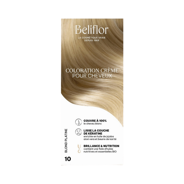 Coloration Crème 10 blond platine