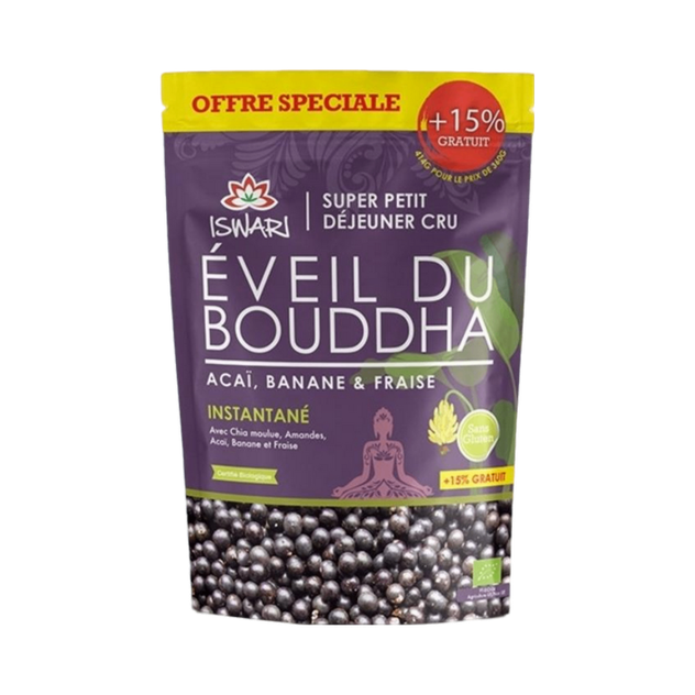 Eveil du Bouddha açaï, fraise et banane Bio