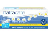 Tampons super sans applicateur en coton Bio