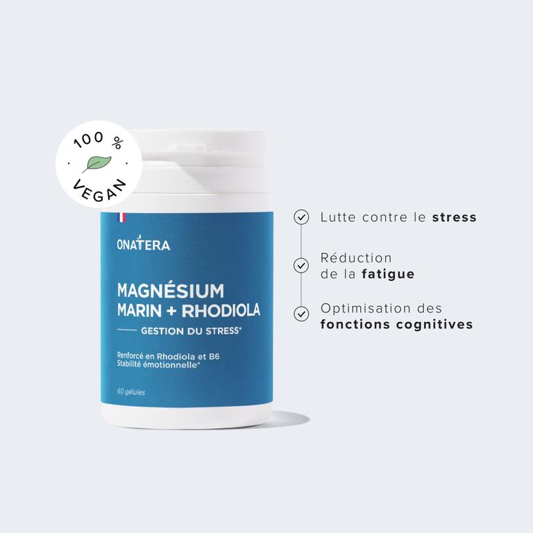 Magnésium marin Stress + Rhodiola