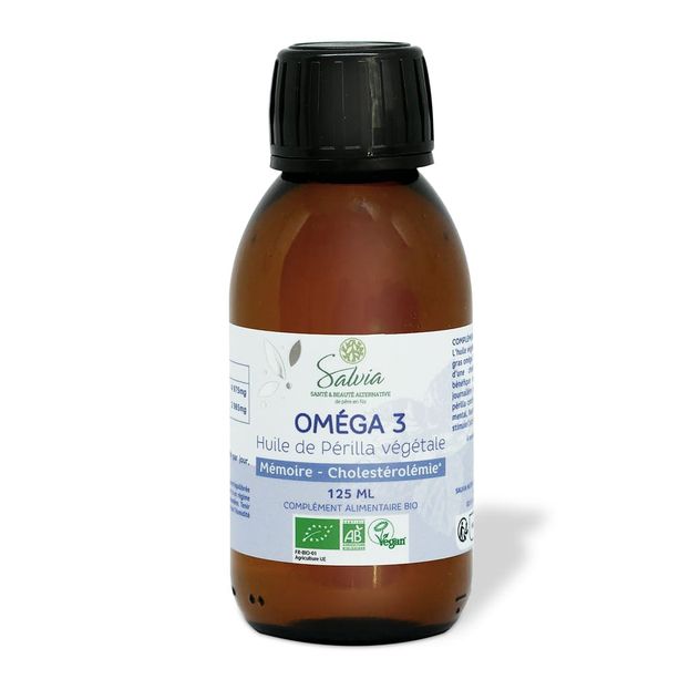Oméga 3 Huile de Périlla végétale bio