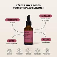 Huile Visage Anti-Âge Global Rose Musquée & Rose de Damas Bio