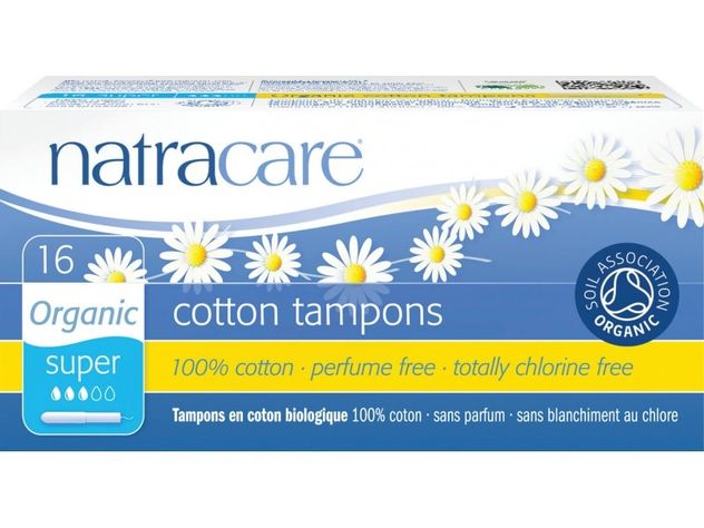 Tampons super avec applicateurs en coton Bio