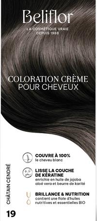 Coloration Crème 19 châtain cendré