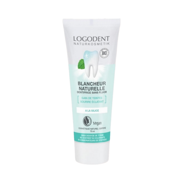 Dentifrice blancheur naturelle à la silice