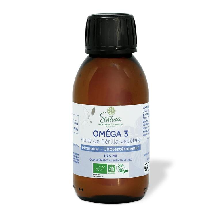 Oméga 3 Huile de Périlla végétale bio