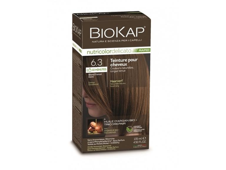 Coloration Nutricolor Delicato Rapid blond foncé doré 6.3