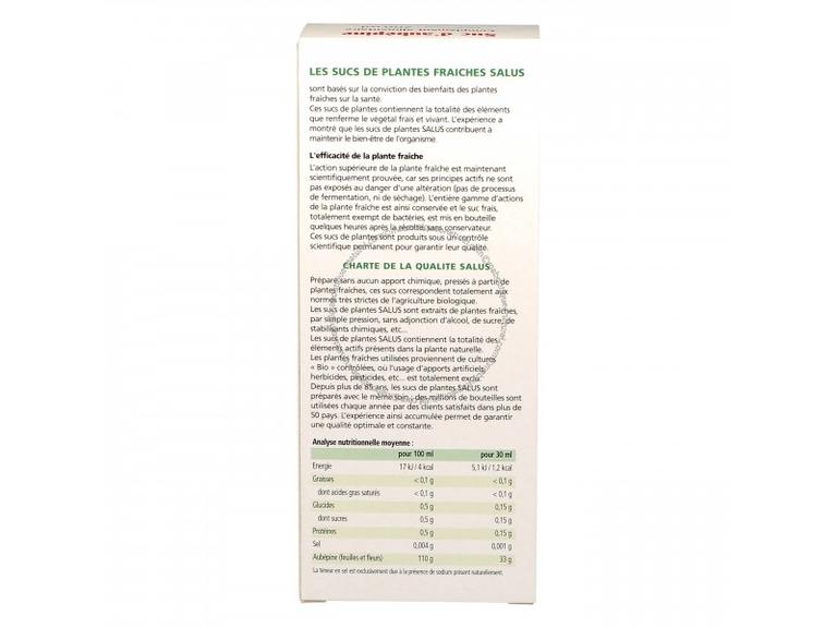 Aubépine Suc frais Bio