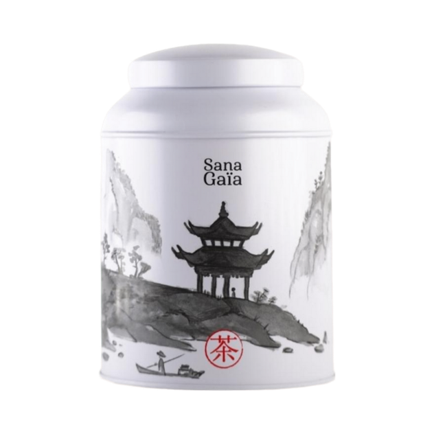 Boîte à thé en métal illustration Chine