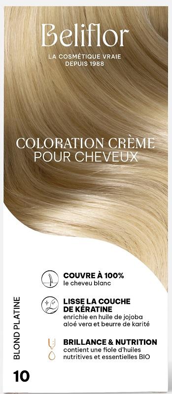 Coloration Crème 10 blond platine