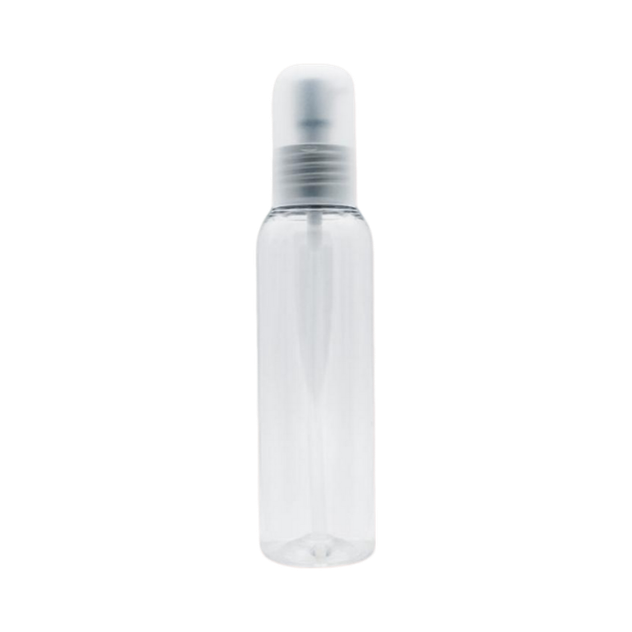 Flacon plastique cristal et pompe spray alu