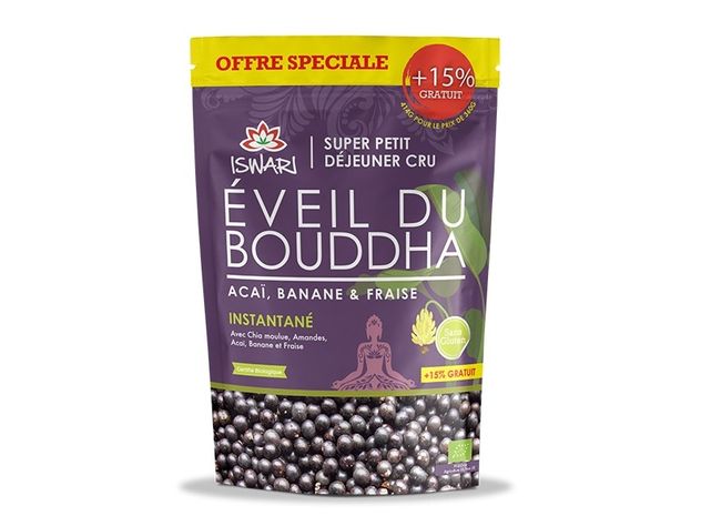 Eveil du Bouddha açaï, fraise et banane Bio